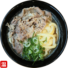 肉釜玉うどん